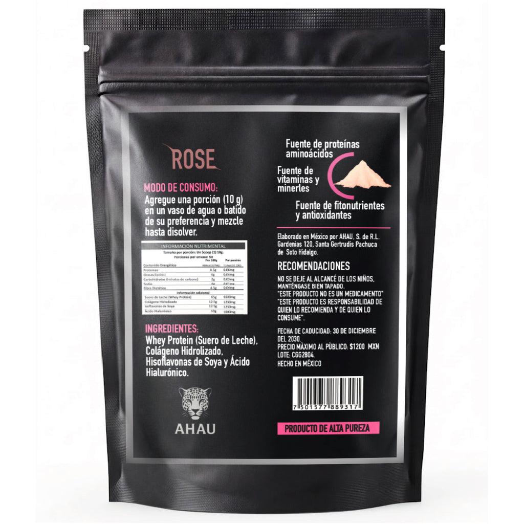 WHEY PROTEIN ROSE AHAU 500 gr.
