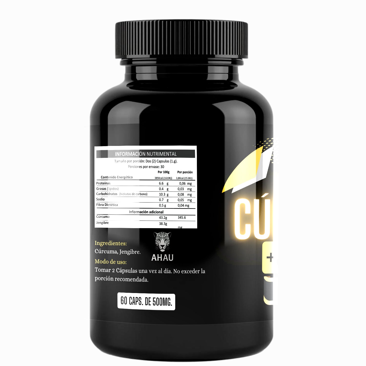 CÚRCUMA + JENGIBRE PREMIUM 60 cápsulas