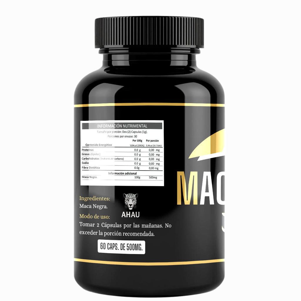 MACA NEGRA PREMIUM 60 cápsulas